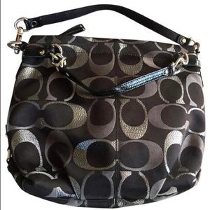 Coach Bag Tri Metallic Large Brooke Purse